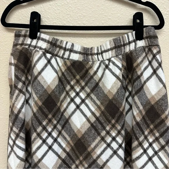 IDEALSANXUN Plaid Long Wool A-Line Skirt - Picture 5 of 9